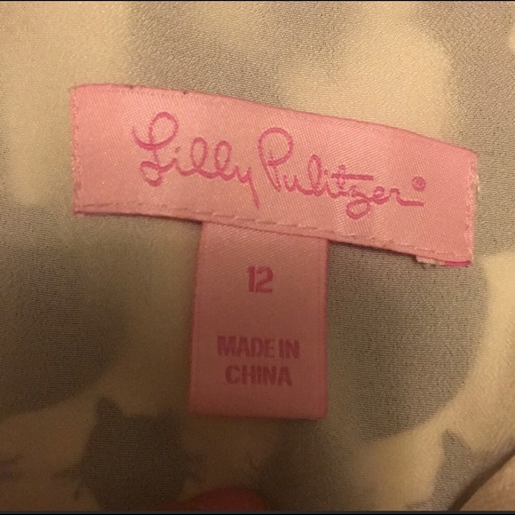 Lilly Pulitzer - Delila dress in Fancy Fest NWT Size 12 - Picture 6 of 9